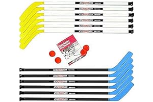 Cosom Junior Hockey Sticks for Floor Hockey and Street Hockey for Kids, Youth Hockey Training Equipment, Built to Last, High 