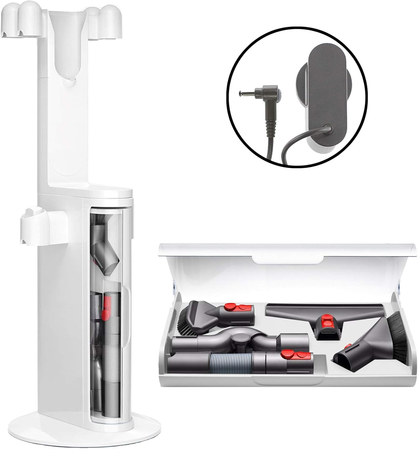 Dyson Vacuum Cleaner Cyclone V10 SV12 Dok Docking Station + Tool Kit + UK 3 Pin Charger Amazon