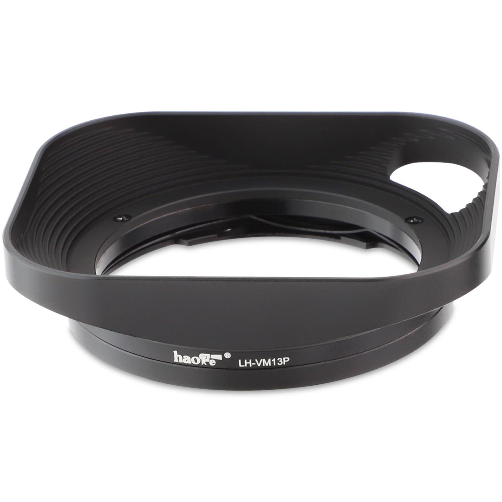 Haoge LH-VM13P Bayonet Square Metal Lens Hood Shade with Hollow Out Designed for Voigtlander 35mm f2 1:2/35 ULTRON Aspherical Vintage Line VM Lens replace LH-12
