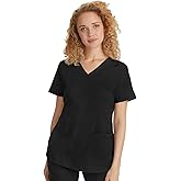 Healing Hands Scrubs for Women Jill Scrub Top V-Neck Modern Fit with 2 Patch Pockets and 2-Way Stretch Fabric 2320