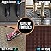 GORILLA GRIP 100% Waterproof All-Season WeatherMax Doormat, 23x35, Durable Natural Rubber, Stain and Fade Resistant, Low Profile, Indoor Outdoor Doormats, Easy Clean Patio Entrance Mat, Steel Chevron