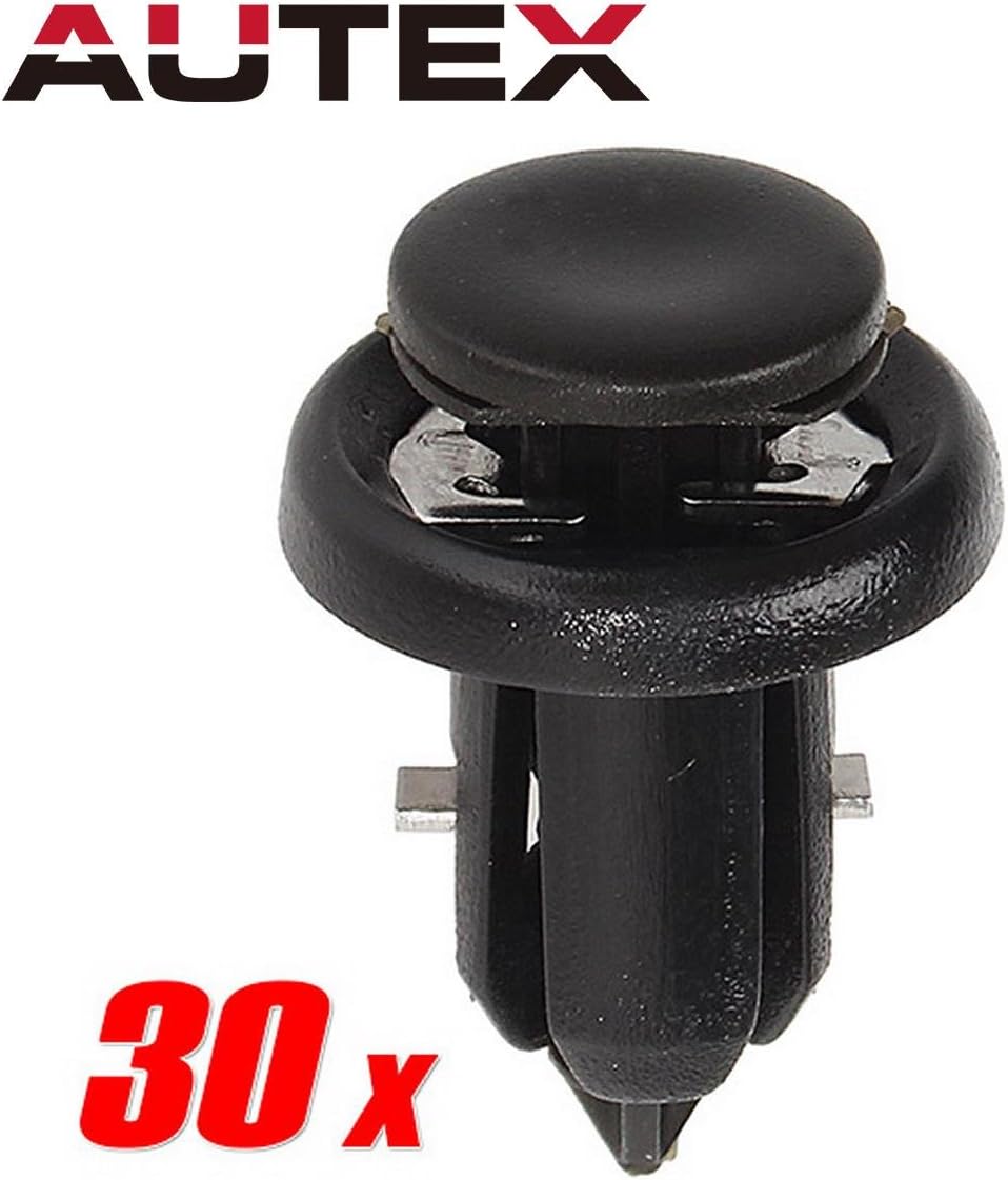 PartsSquare 30pcs Fender Liner Fastener Rivet Push Clips Retainer Replacement for Acura TL TSX ZDX Replacement for Honda Civic Crosstour CR-V CR-Z Insight