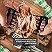 TeiKis BBQ Set [1x BBQ Gloves, 1x Bear Paws Meat Handler, 1x Seasoning Injector Grilling, 1x Case] Heat Resistant Barbeque Grill and Smoker Kit Accessories