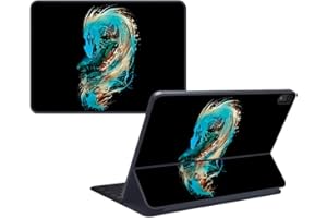 MightySkins Skin Compatible with Apple iPad Pro Smart Keyboard 11" (2018) - Big Wave - Protective, Durable and Unique Vinyl D