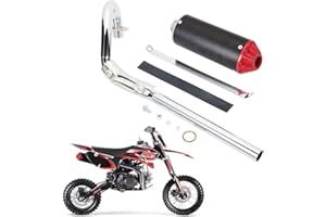 YYCKE 28mm High Performance Exhaust Muffler Silencer Pipe Assembly kit Dirt Bike Motocross CRF50 SSR