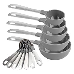 COOK WITH COLOR 12 PC Measuring Cups and Measuring