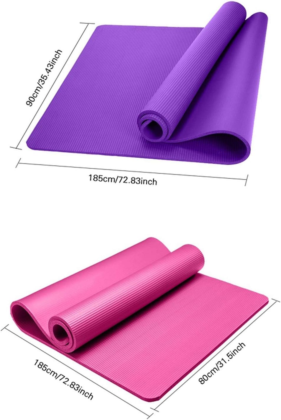 Exercise Mats Carpet Yoga Mat Noodle Aerobics Camping Fitness 50x180cm Idea Sporting Goods