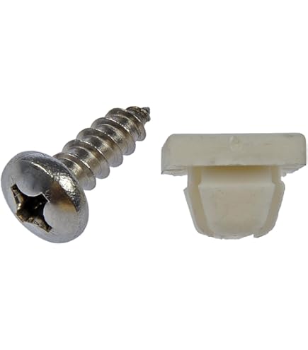 Amazon.com: Dorman 49258 License Plate Screw Kit, 4 Pack