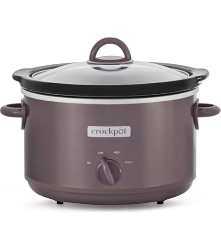 Amazon.com: Crock-Pot 4.5 Quart Round Portable Slow Cooker