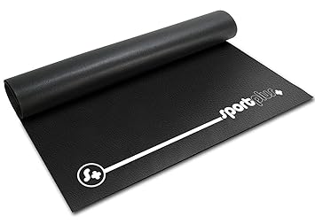 SportPlus Bodenschutzmatte für Heimtrainer, Crosstrainer, Rudergeräte, Laufbänder - schadstoffgeprüft & strapazierfähig, Unte
