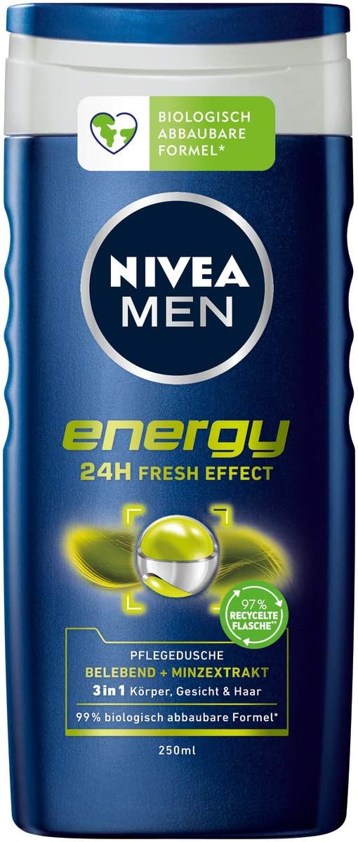 Nivea Men Energy Shower Gel, 250 ml