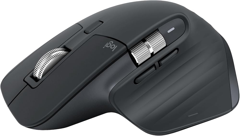 Logitech MX Master 3S Wireless Mouse Graphite 8000 DPI Bluetooth USB Receiver