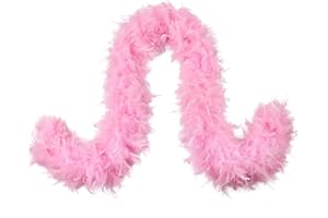 MAOFENG Turkey Feather Boa 1.64 Yards 30g /2 Yards 80g for Halloween Party Costume Decoration