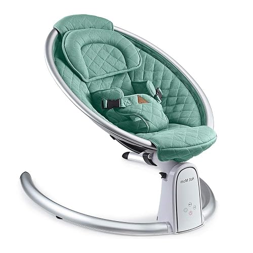 Hot Mom Upgrade Cotton Electric Baby Bouncer for Infant,Bluetooth Baby ...