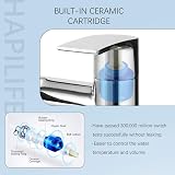 Hapilife Waterfall Bath Shower Mixer Tap Twin Lever 2 Hole Deck Mounted Chrome view 5