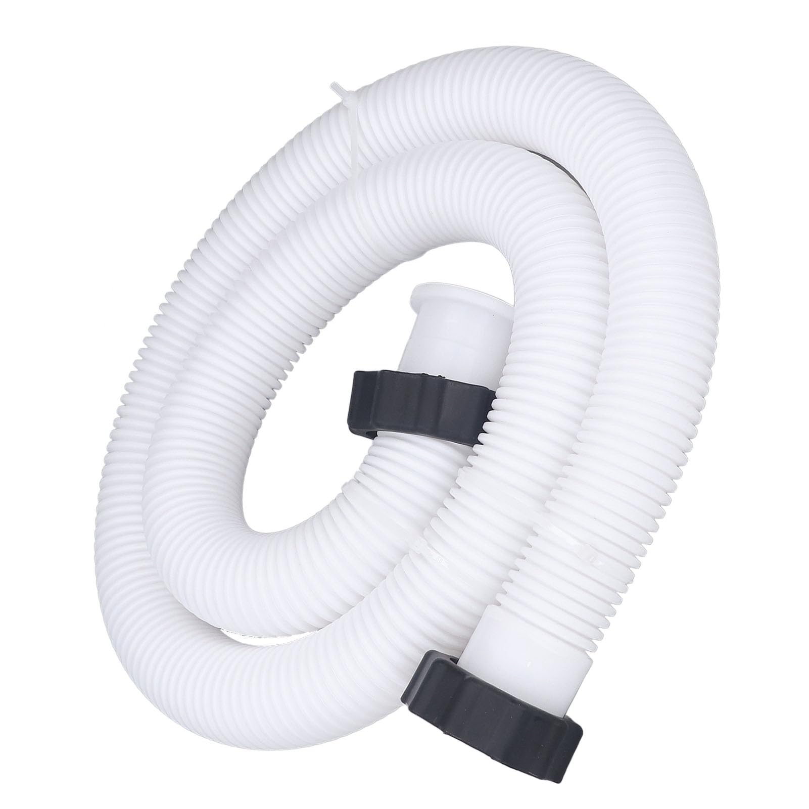 Haofy Leakproof White Pool Pump Replacement Hose, 1.5m x 1.6in Diameter, PE Material, for Ground Pools, Hot Tubs, Spas, Gardens, Lawns