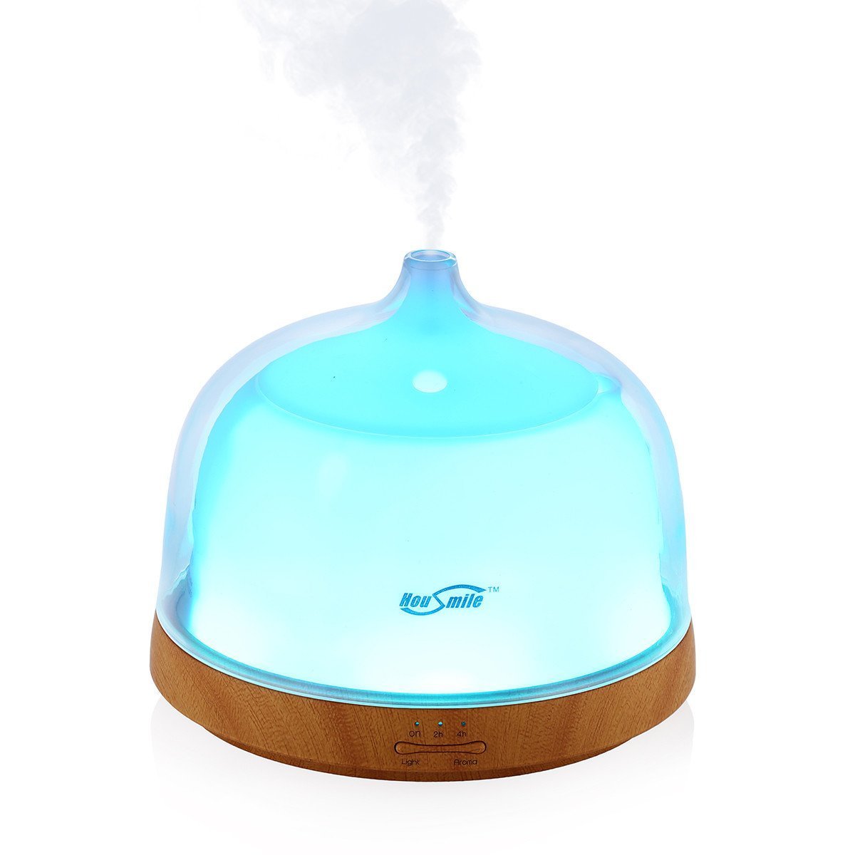 Housmile Aromatherapy Essential Oil Diffuser 200ml Aroma Cool Mist Humidifier with Timer Waterless Auto Shut-off and 7 Color LED Night Lights Change