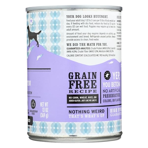 DOG FOOD CAN GOBBLE IT UP 13OZ