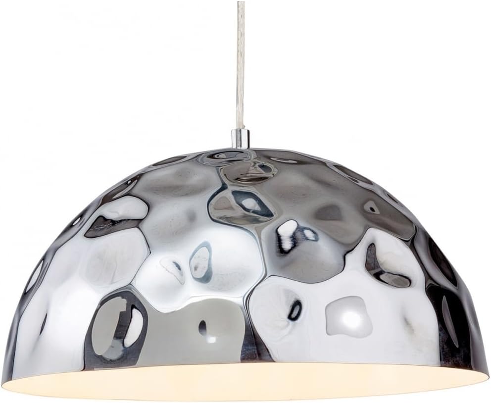 Firstlight Products Enigma Pendant, Metal, E27, 60 W, Chrome Amazon.co