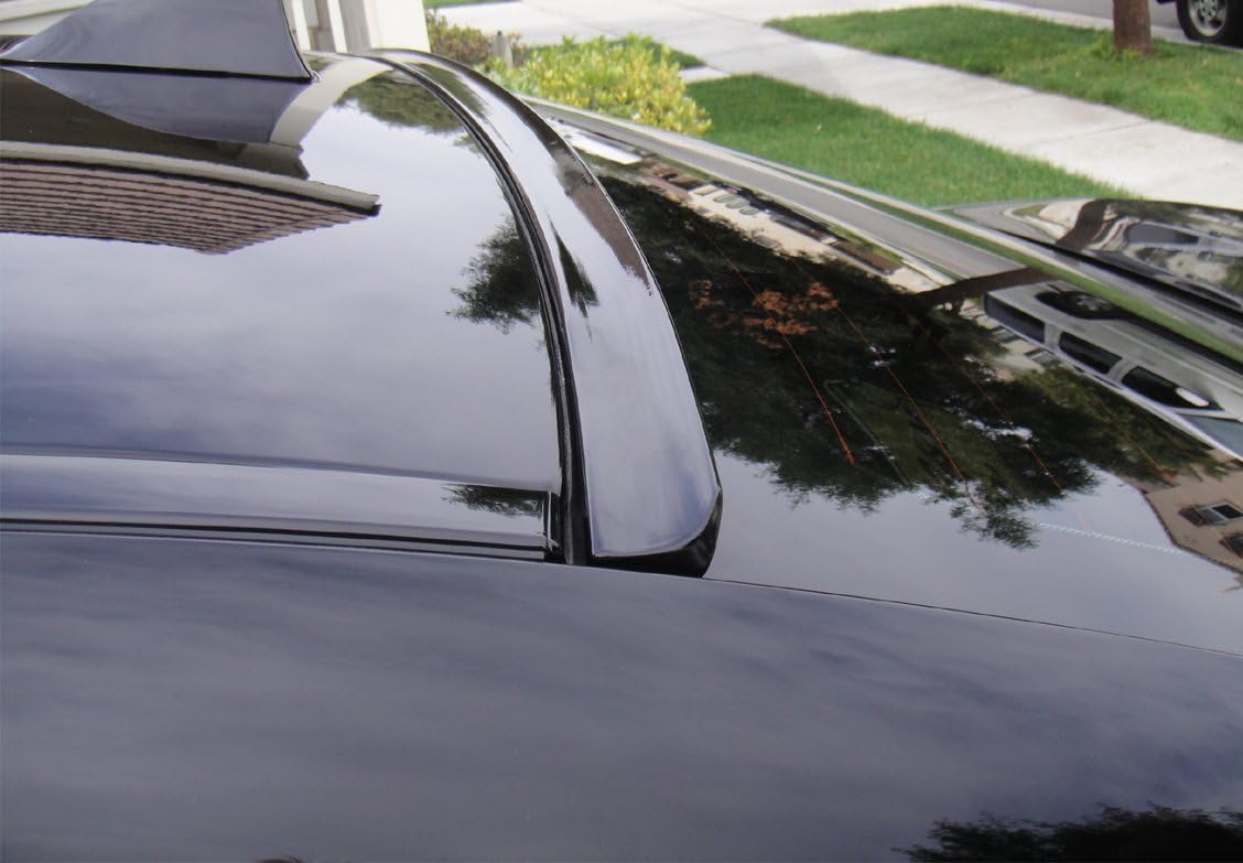 JR2 Painted Black Color Compatible with 2013 214 2015 2016 2017 Honda Accord Sedan Rear Window Roof Spoiler