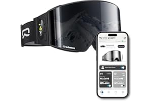 SKIWARRIOR Bluetooth Smart Ski Goggles with Walkie-Talkie for Adult-Anti Fog Snowboard Goggles with Play Music,Answer Calls