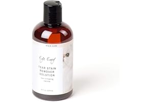 Eye Envy Tear Stain Remover Solution for Cats. 100% Natural, Safe. Treats The Cause of Stains. Recommended by Breeders, Vets, Groomers. Remove Eye Stains from and Exotics. 8 oz. Made in USA