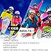 COOLOO Ski Goggles, Motorcycle Goggles, Snowboard Goggles for Men Women Adult Kids - UV Protection Soft Foam Anti-Scratch Dustproof