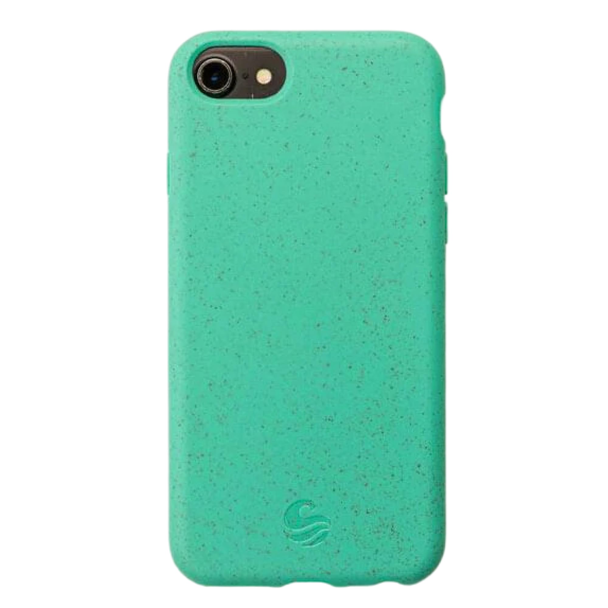 Wave Case iPhone SE (2020 & 2022) Phone Case - Eco-Friendly Wheat Straw Phone Case with Shock-Absorbing Corners | 2mm Raised Lip | Ultra-Thin Design, 360° Protection | Turquoise