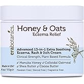Eczema Cream with Manuka Honey & Colloidal Oatmeal – Extra Strength Anti Itch Cream for Dry, Sensitive Skin – Dermatitis & Itchy Skin Relief Moisturizer for Adults & Kids– Steroid Free Face & Body Use