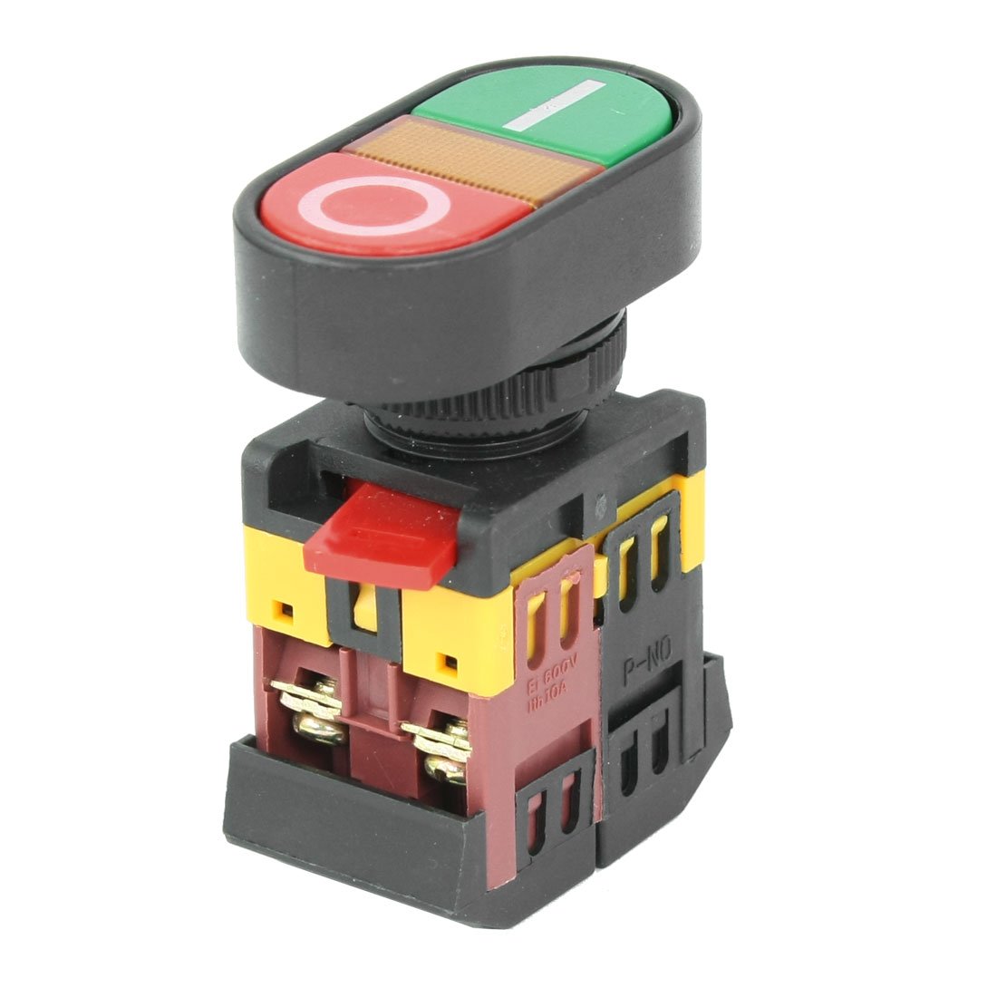 Sourcingmap ON-Off Start Stop Push Button w Light Indicator Momentary Switch AC 600V 10A