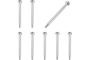 MECCANIXITY 8 Pcs 304 Stainless Steel Shoulder Bolt 4mm Shoulder Dia 45mm Shoulder Length M3x0.5 Thread Hex Socket Shoulder Bolts for Hydraulic Injection Molding Machinery Industries