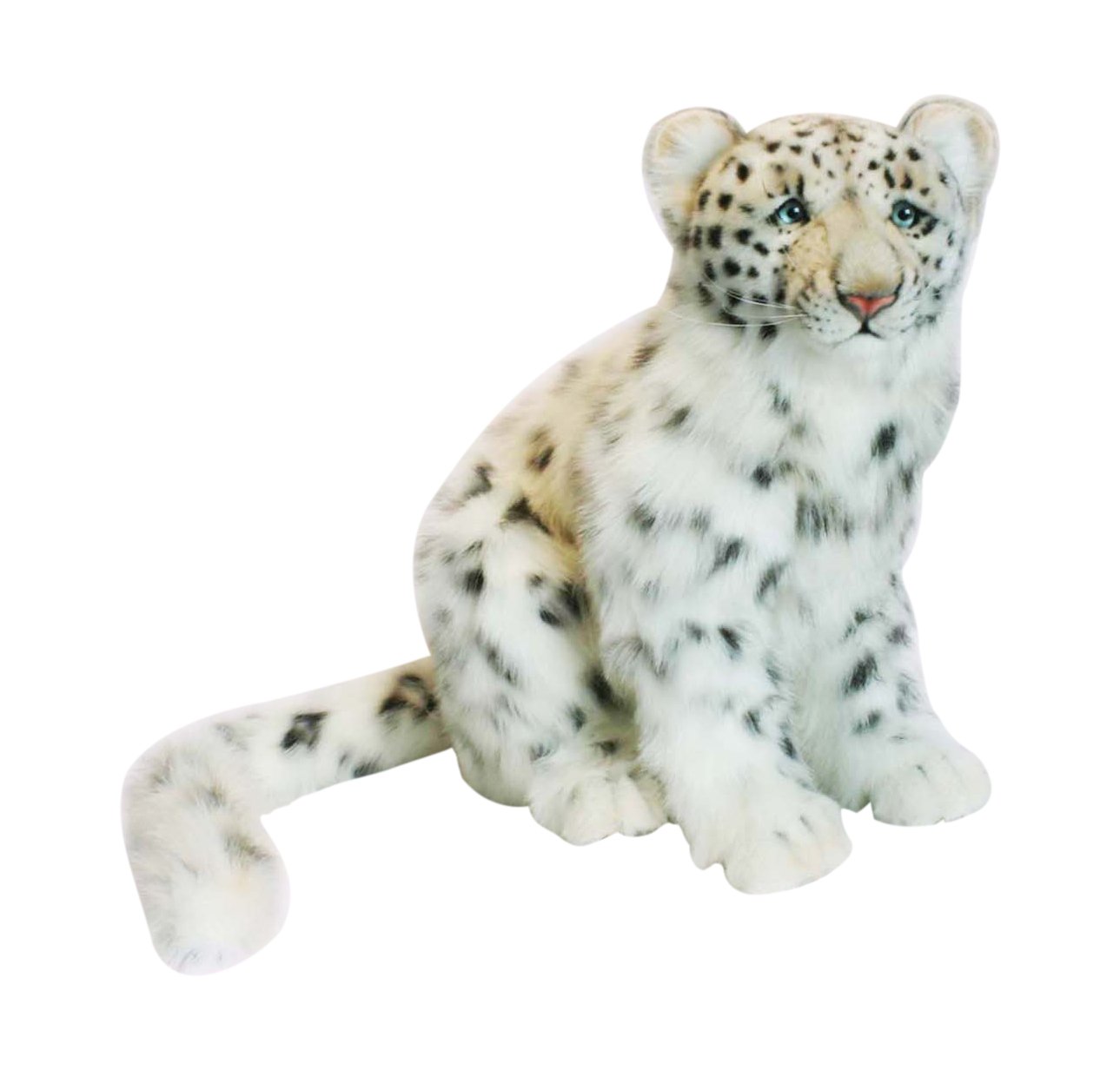 Soft Toy sitting Snow Leopard 45 cm