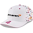 White Miami Driver Cap by SpeedGear: Lando Norris McLaren F1 New Era