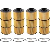 LF17800 Oil/Lube Filter Replace for P582506 A4711800009 A4711800209 A4721842325 A4721842425 19863920 Compatible with 2020 and Newer DD13 DD15 DD16 Detroit Diesel Engine(Pack of 4)