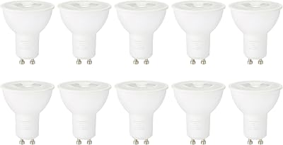 Amazon Basics LED GU10 Spotlight Bulb 3W 2700K 10 Pack Non-Dimmable