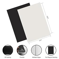 CHUNNIAO 10PCS White Magnetic Picture Frames For 4