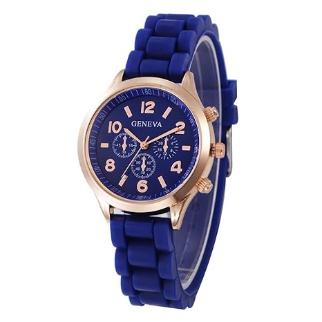 Analog Dial Womens Watch-GP-379 Blue