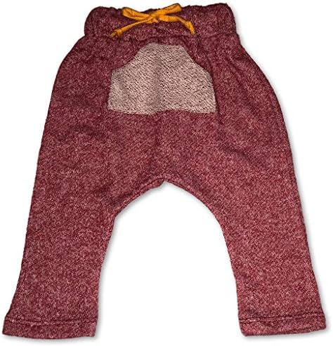 Sol Baby Infant/Toddler Baja Harem Jogger Pants Red French Terry-24m-Red