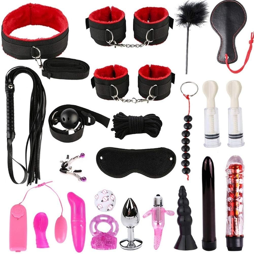 Amazon.com: N/B 28 Pcs Sxx Toys Kit BDSM Sex Kits Bondage Handcuffs Game  for Men Women: Jewelry