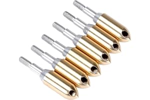 6PCS Archery Whistle Arrowheads, Copper Broadhead for Outdoor Practice & Whistling Bow Hunting