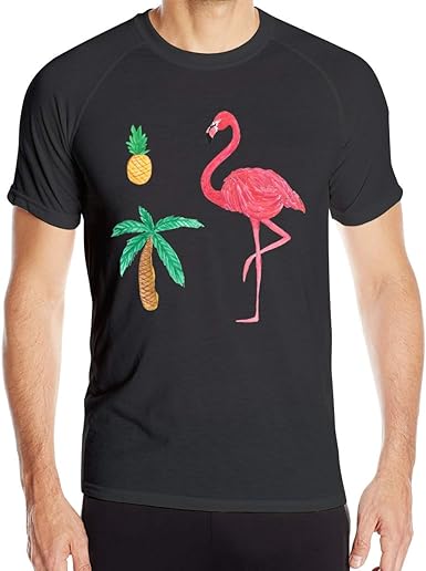 maglietta fenicotteri uomo