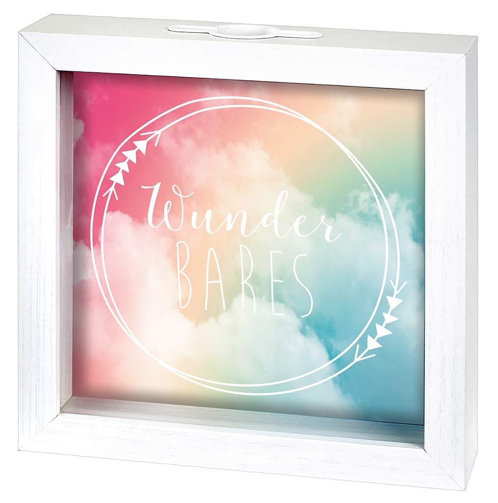 moses 63139 Happy Me Money Box Wonderful Picture Frame with Piggy Bank Function Money Gift for Wedding, Colourful, Plain