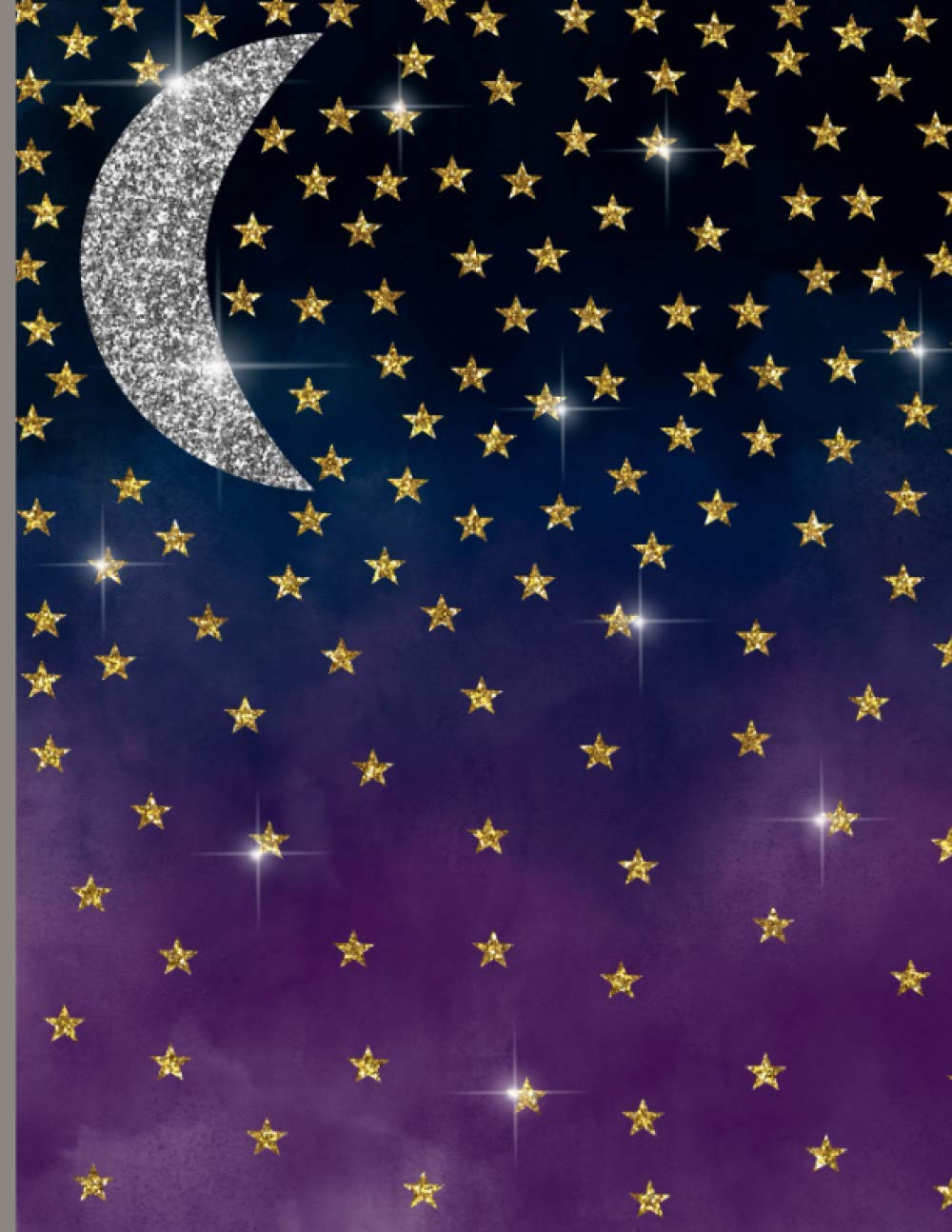 Moon Journal: 240 Lined Pages, 8.5 x 11 inch Moon Journal for Women, Star Journal Notebook for Writing