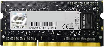 G.SKILL 2GB DDR3 PC3-12800 CL9 SQ Series Laptop Memory Module