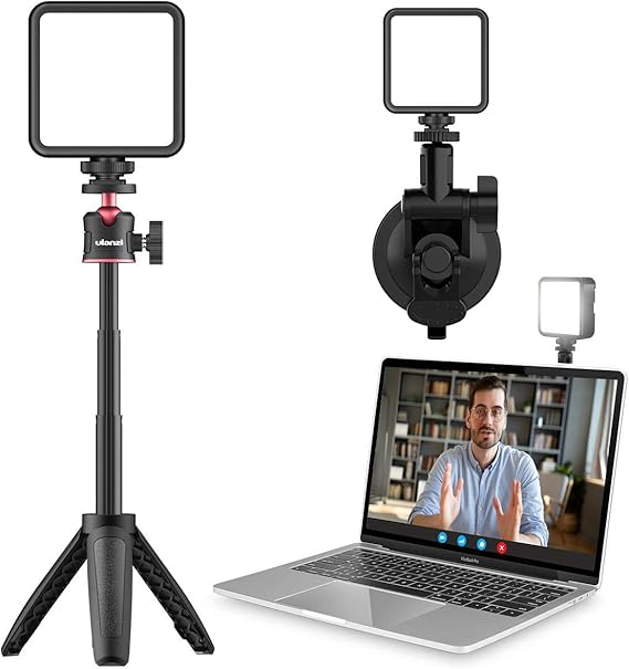 Video Light with Tripod & Suction Cup ULNAZI