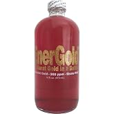 EnerGold&reg; 99.99%-Pure Ultraconcentrated 300-ppm Ruby-Red Colloidal Gold. Deflect Radiation, EMFs, &amp; Low-Energy Frequencies; Energize Aura &amp; Chakras, DNA, Pineal Gland,...