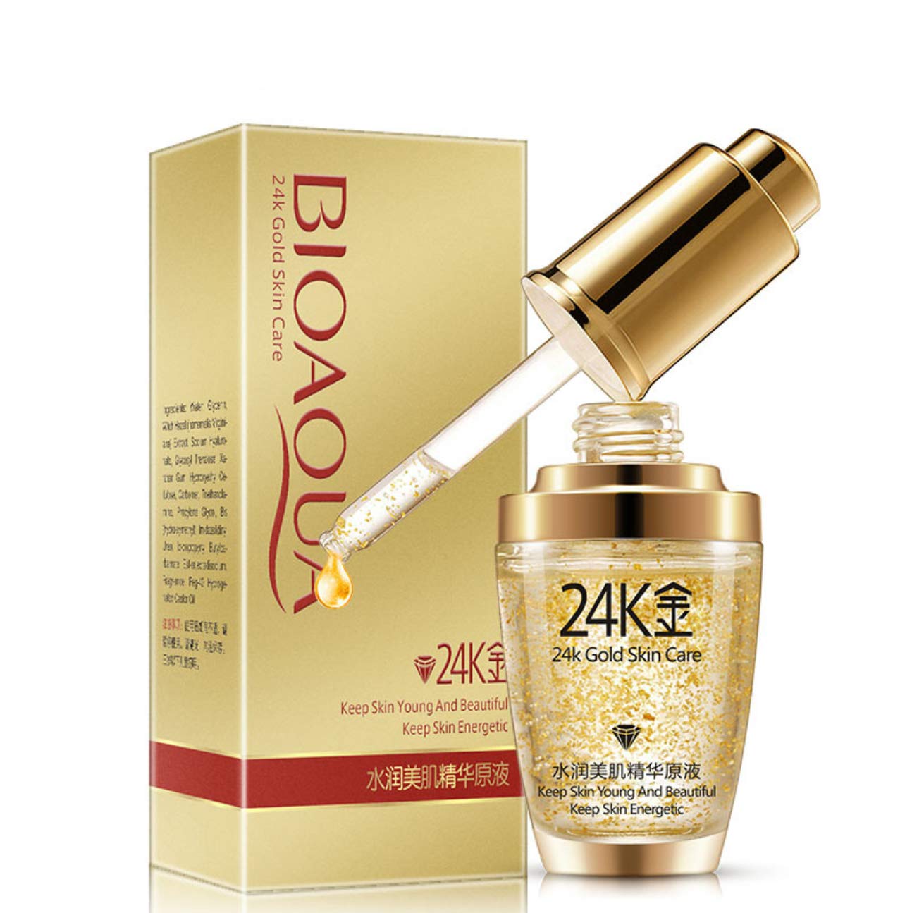BIOAQUA 24K Gold Essence Collagen Skin 