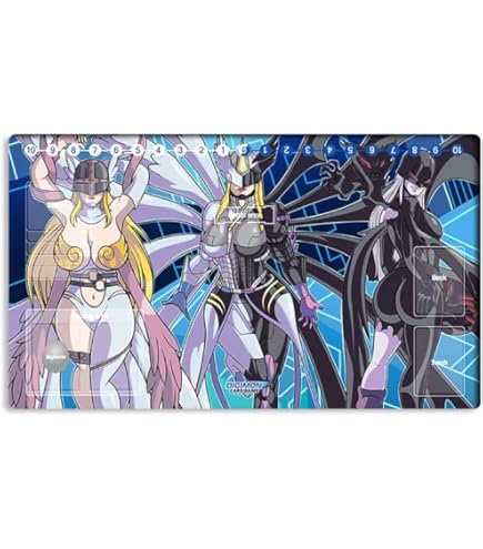 Mlikemat DTCG Duel Playmat Digimon Renamon Trading Card Game TCG CCG Mat Pad With Free Bag (ZD002-453-SM) : Buy Online At Best Price In KSA - Souq Is Now - Foto 8