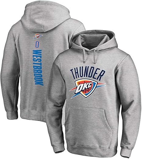 Hanbao Sudadera con Capucha, NBA Thunder 0# Westbrook Ropa ...