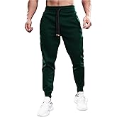 Fioboc Weekend Performance Joggers for Men Sweatpants with Zipper Pockets Athletic Jogger Mens Workout Pants M-3XL